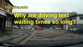 Why are driving test waiting times so long [upl. by Maxama]