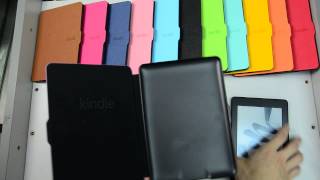 Kindle Paperwhite case cover leather 11 color [upl. by Shanon448]