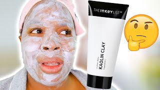 I tried THE INKEY LIST Kaolin Face Mask THE INKEY LIST Kaolin Face Mask DEMO and Review [upl. by Krystin233]