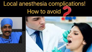 Local anesthesia  tips to reduce systemic complications Discussion by DrMurugavel [upl. by Etnasa]