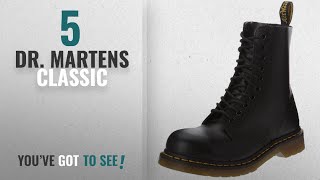 Top 5 Dr Martens Classic 2018 Dr Martens Classic 1919 Steel Toe BootBlack Fine Haircell10 UK [upl. by Victory]