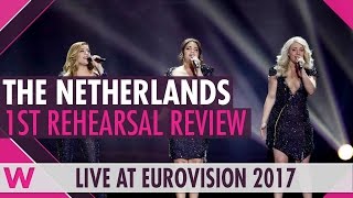 Netherlands First Rehearsal OG3NE quotLights and Shadowsquot  Eurovision 2017 Reaction [upl. by Nyrroc]