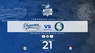 Jornada  15 Nov 21 Vaqueros vs Leones [upl. by Adnuhsar]