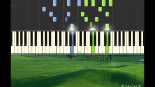 Linden Lea A Dorset Song Piano tutorial by Synthesia [upl. by Donall163]