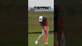 Reverse K Golf Swing Slow Motion Iron [upl. by Eca201]