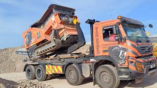 quot FEED THE BEAST quot ARJES 250 BEING LOADED ON OUR HOOKLIFT AFTER A DAYS CRUSHING [upl. by Devaney444]