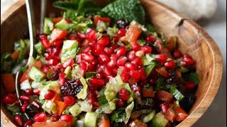 Refreshing Pomegranate Cranberry Salad [upl. by Laux155]