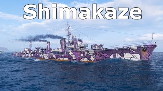 World of WarShips Shimakaze  3 Kills 221K Damage [upl. by Jay]