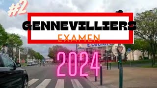 2 PARCOURS DEXAMEN DU PERMIS B 🚦 🚗 🚦 GENNEVILLIERS [upl. by Heng442]