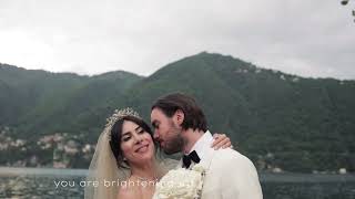 This Bride Wore a Dazzling Dolce and Gabbana Gown For Her Lake Como Wedding [upl. by Sumner]