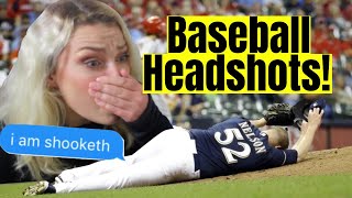 New Zealand Girl Reacts to BASEBALL HEADSHOTS [upl. by Lillian]