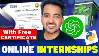 IBM Online Internships June 2024 ➤ Summer Internship for College Students Get Free Certificate [upl. by Ybbil150]