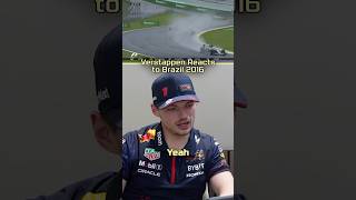 Max Verstappen Reacts to Brazil 2016 🇧🇷 [upl. by Onitsuj]