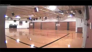 Tornado Destroying A School Gym In Seconds [upl. by Tien]