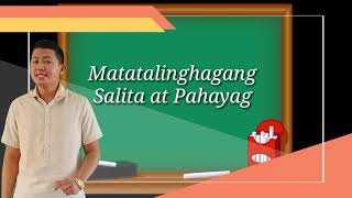 Parabula Matatalinghagang Pahayag [upl. by Alyakim]