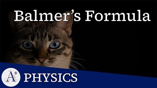 31  Balmers Formula for the Hydrogen Spectrum [upl. by Dolan652]