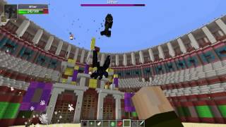 DRAGON VS WITHER  Minecraft Batallas de Mobs  Mods [upl. by Antoinetta880]