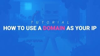 How to turn your Minecraft Server IP into a Domain  Custom IP [upl. by Reibaj146]