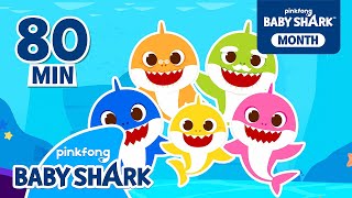 Sing Together with Baby Shark  Compilation  Baby Shark Doo Doo Doo  Baby Shark Official [upl. by Megdal]