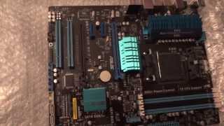 Asus M5A97 Evo R20 Unboxing AMD 970 SoAM3 Dual Channel DDR3 ATX Retail [upl. by Tutt]