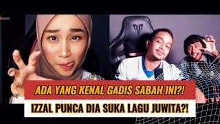 COMEL JUGA GADIS SABAH INI BAH  IZZAL VIRAL LAGU JUWITA [upl. by Fi550]