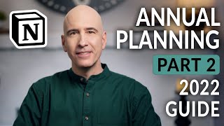 ANNUAL PLANNING Ultimate Guide  with Notion or without  Part 2 of 2 [upl. by Jahdiel]