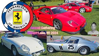 Ferrari Club of America Concours at Road America [upl. by Yrot]