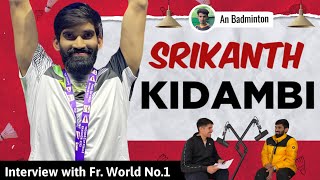 Srikanth Kidambi  Former world No1 give deep knowledge of badminton Startegies  Interview [upl. by Dorca]