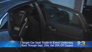 Target Holding Car Seat TradeIn Event Through Sept 25 [upl. by Nnayelhsa]