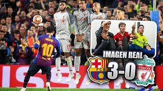 FC BARCELONA 30 LIVERPOOL CULÉS REACCIONAN AL PARTIDO [upl. by Alejandra]