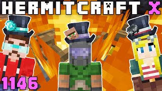 Hermitcraft X 1146 Hermits In A Cave [upl. by Nebeur813]