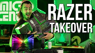 RAZER Takes Over The Tustin Micro Center Store [upl. by Nidnal]