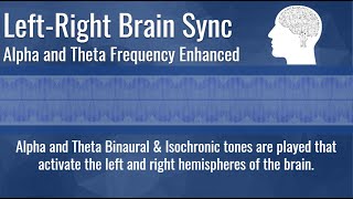 Hemi Sync  Alpha and Theta Brainwave Enhanced  Binaural amp Isochronic  Frequency Tuning [upl. by Gene]