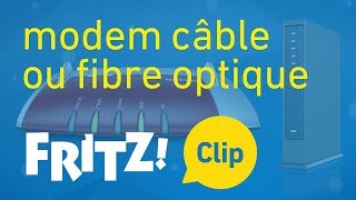 FRITZ Clip – Un accès à Internet par modem câble ou fibre otpique [upl. by Einrae]