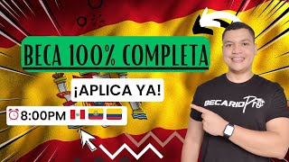 ¡Abrió una gran beca 100 completa aplica YA [upl. by Francine546]