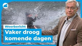 Weerbericht droger weerbeeld in de maak [upl. by Eked]