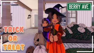 Trick or Treating in Berry Avenue  Halloween VLOG [upl. by Yerffeg]