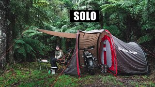 My Solo Moto Camping Setup 2022 [upl. by Ayatnohs]