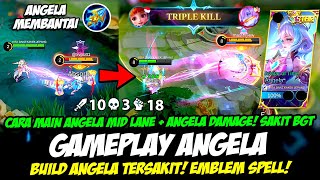 GAMEPLAY ANGELA STARLIGHT❗ CARA MAIN ANGELA MID  BUILD ANGELA TERBARU❗TUTORIAL ANGELA MOBILE LEGEND [upl. by Krause173]