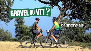 Gravel ou VTT  On a tenté de choisir avec Cannondale au Roc dAzur 2022 [upl. by Rasec291]