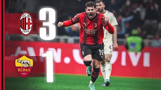 Giroud reaches double digits 🔟⚽  AC Milan 31 Roma  Highlights Serie A [upl. by Anuqahs]