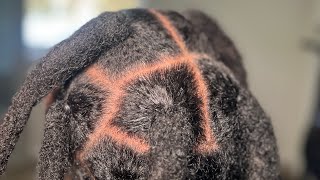 How To Wick Tutorial dreads locs wicks [upl. by Anevad75]