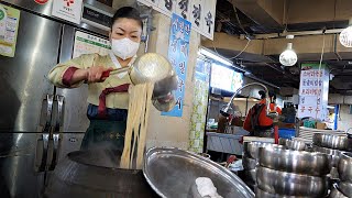 36 years of traditionThe owner who cooks noodles in hanbokAndong guksi suyuk [upl. by Bodnar]