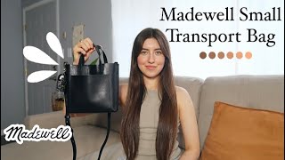 What’s in My Bag  Madewell Small Transport Bag  Review  Minimalist [upl. by Oidiple]