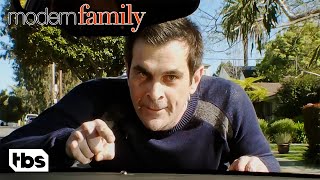 Haley and Alex Push Phil Over the Edge Clip  Modern Family  TBS [upl. by Lund]