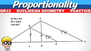 Grade 12 Proportionality Theorem 5 [upl. by Adnalra427]