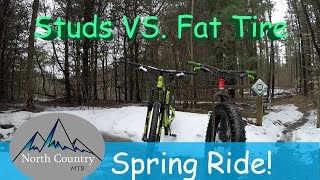 Studs VS Fat Tire  MTB [upl. by Arelc561]