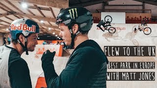 VISITING MATT JONES IN THE UK  BEST SKATEPARK IN EUROPE [upl. by Acinat]