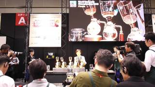 World Siphonist Champion Accro Coffee Pinky Leung Hoi Yan WSC 2013 Competition Performance [upl. by Sumer]