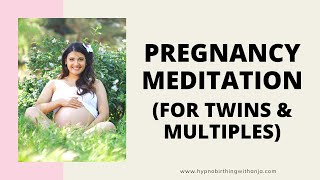 PREGNANCY AFFIRMATIONS MEDITATION FOR TWINS AND MULTIPLES  with calming gentle rain sounds amp music [upl. by Eidur793]